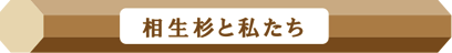 相生杉と私たち